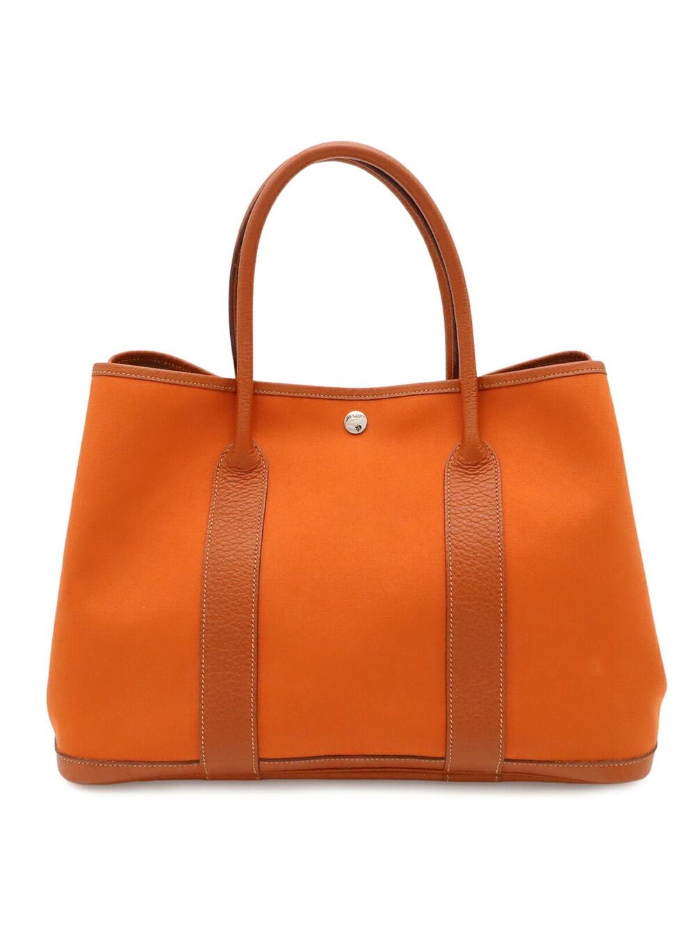 Hermes Garden Party Tote Toile And #317225H21B